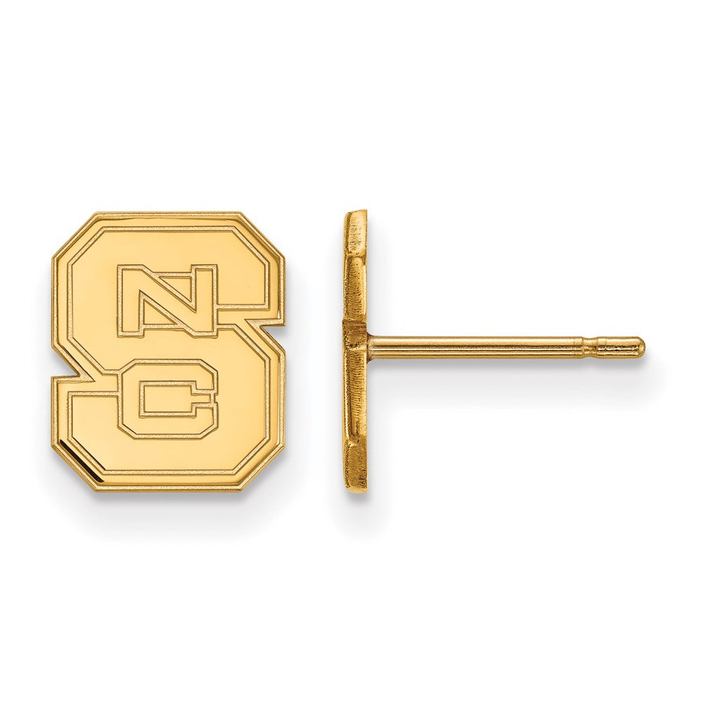 14ky  North Carolina State University XS Post Earrings