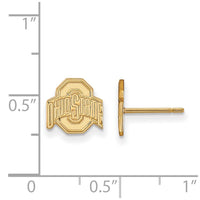 14ky  Ohio State University XS Post Earrings