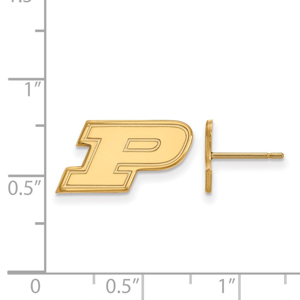 14ky  Purdue XS Post Earrings