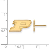 14ky  Purdue XS Post Earrings
