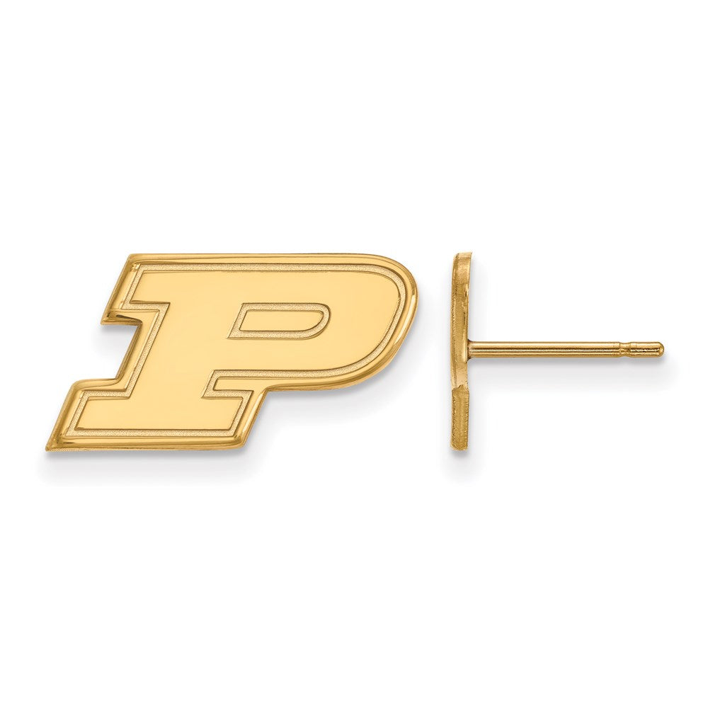 14ky  Purdue XS Post Earrings