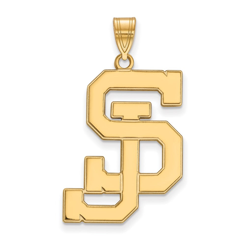 14k Gold  San Jose State University XL Pendant