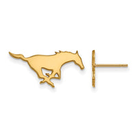 14ky  Southern Methodist University Small Post Earrings