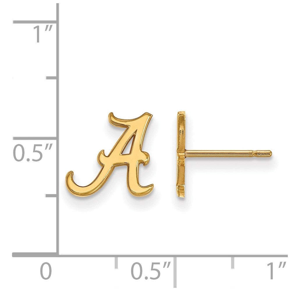 14k Gold  University of Alabama XS Post Earrings