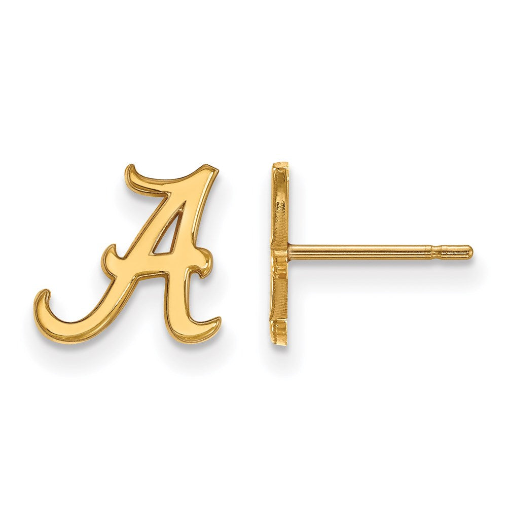 14k Gold  University of Alabama XS Post Earrings