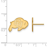 14k Gold  University of Colorado Small Post Earrings