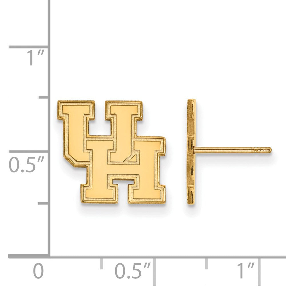 14ky  University of Houston Small Post Earrings