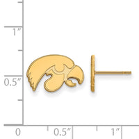 14ky  University of Iowa XS Post Earrings