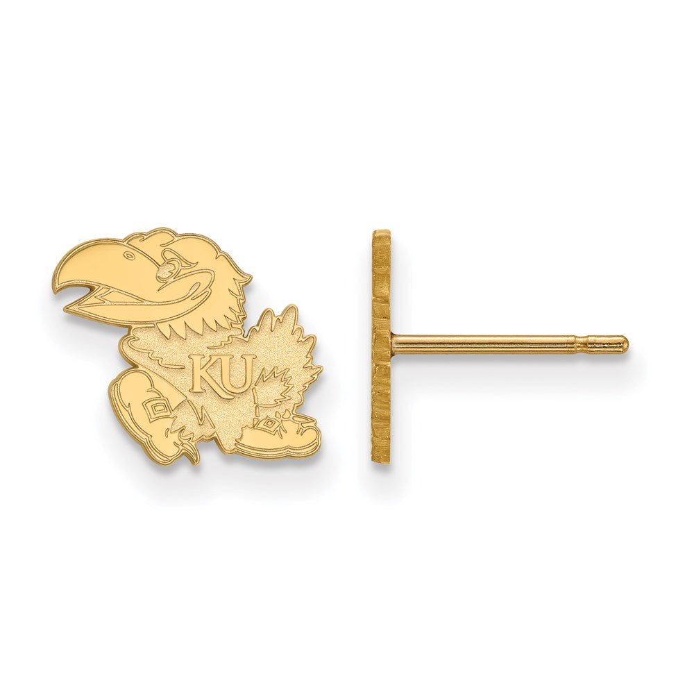 14ky  University of Kansas XS Post Earrings