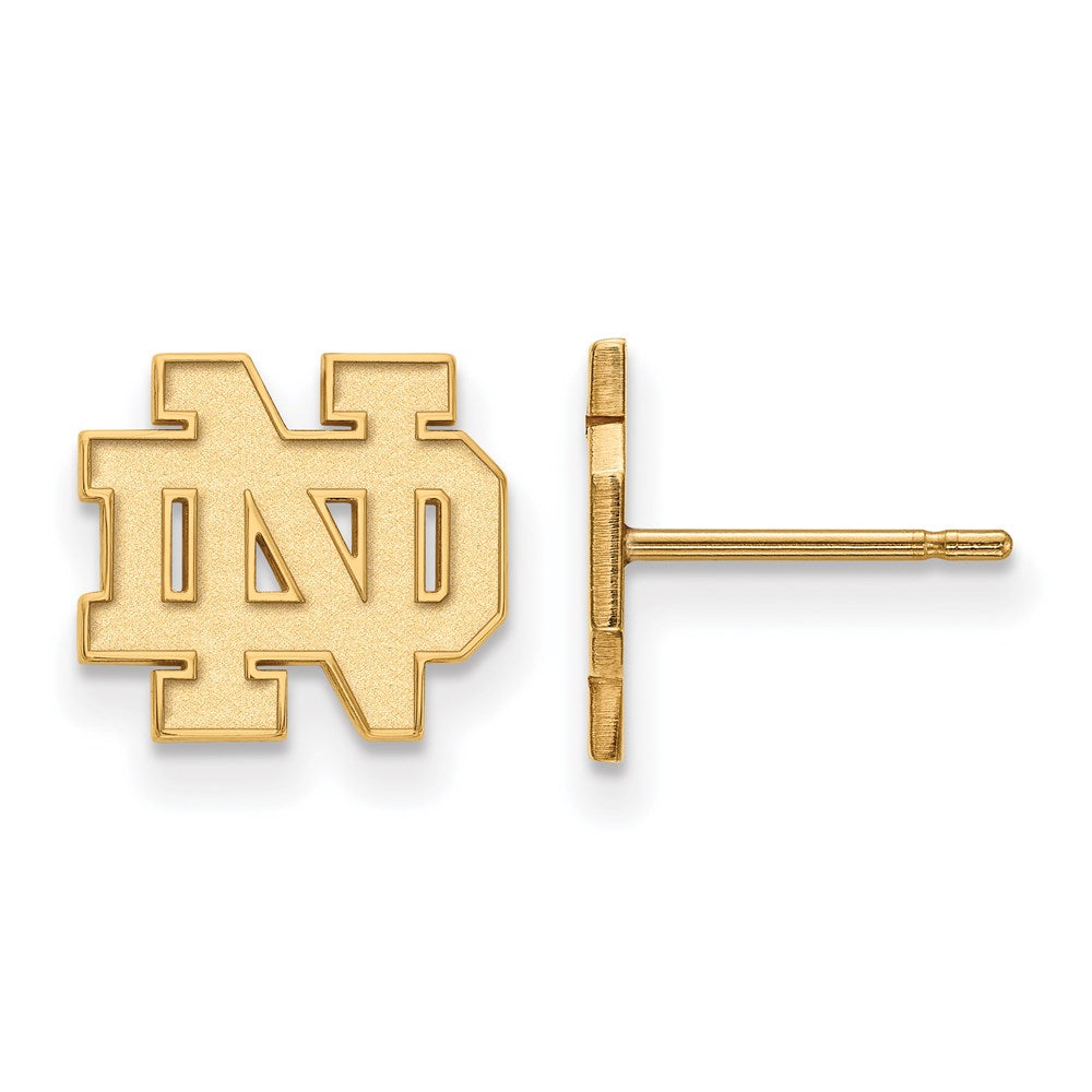 14ky  University of Notre Dame XS Post Earring