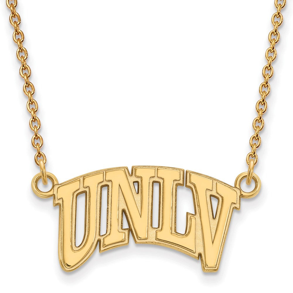 14ky  University of Nevada Las Vegas Small Pendant w/Necklace