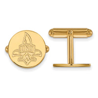 14ky  University of New Orleans Cuff Link