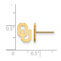 14ky  University of Oklahoma XS Post Earrings