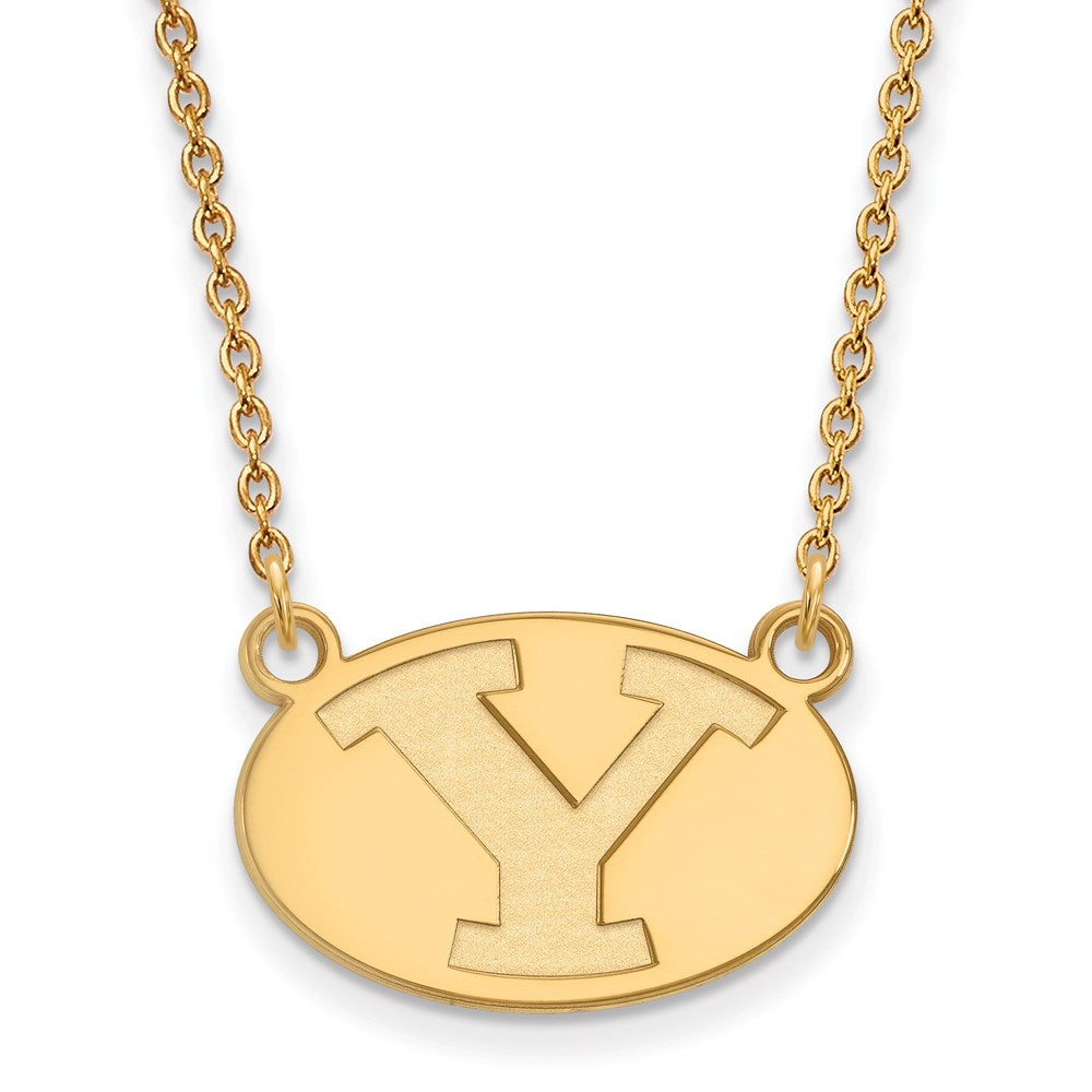 14ky  Brigham Young University Small Pendant w/Necklace