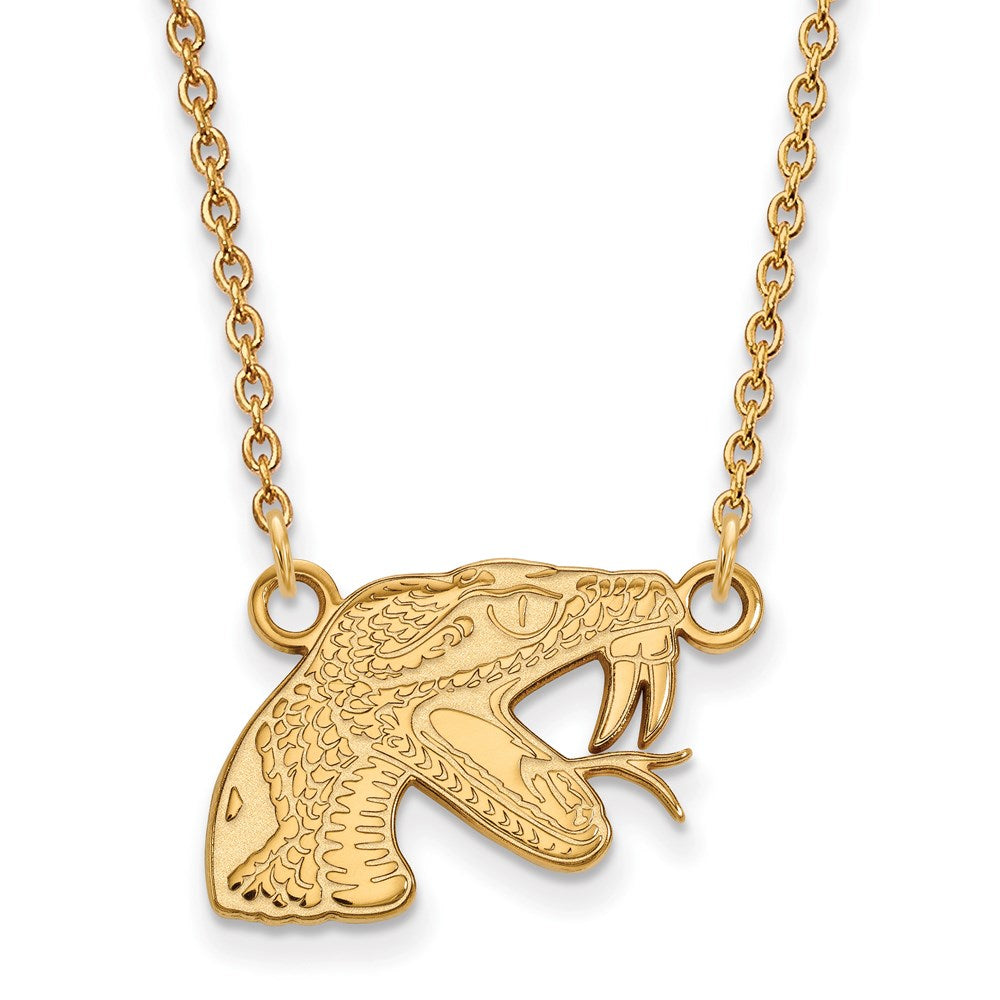 14k Gold  Florida A and M University Small Pendant Necklace