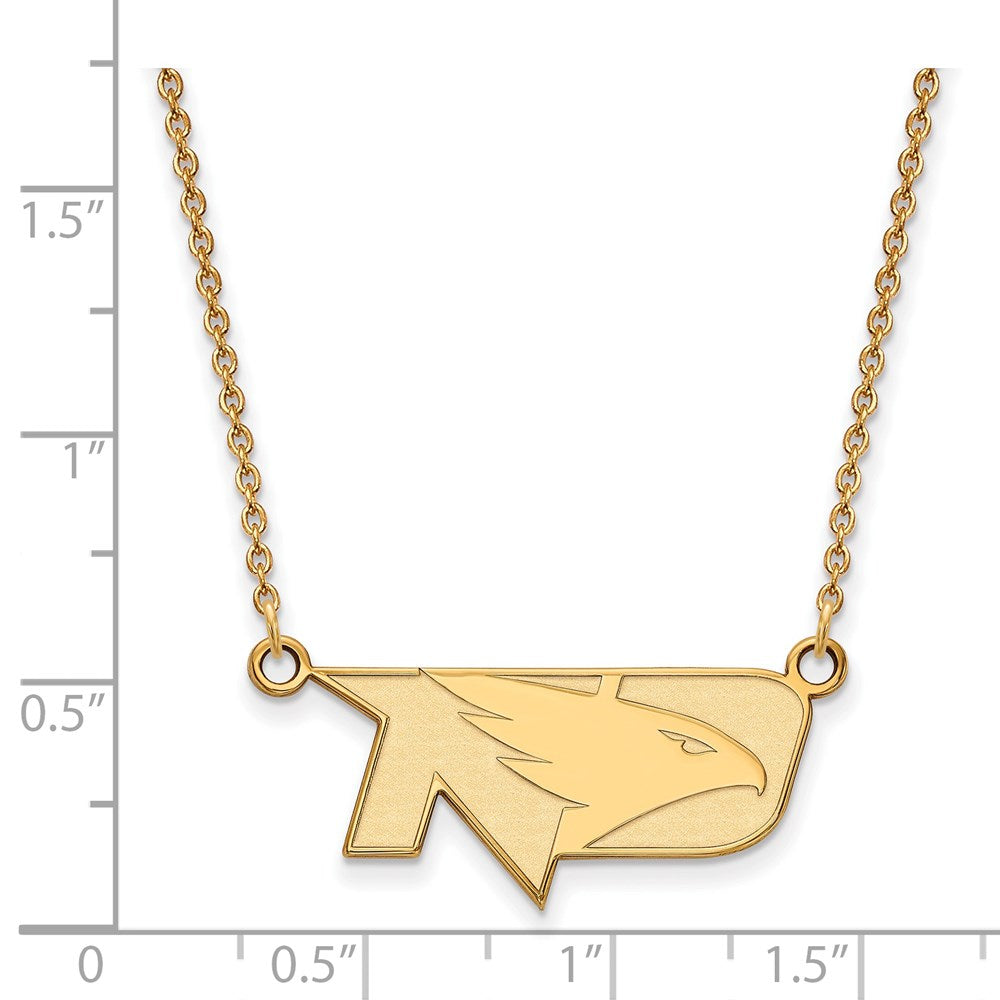 14ky  University of North Dakota Small Pendant w/Necklace