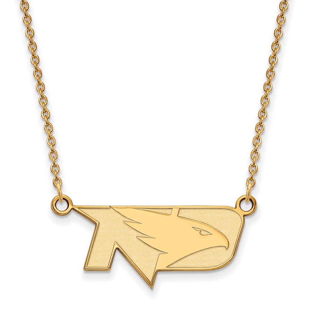 14ky  University of North Dakota Small Pendant w/Necklace