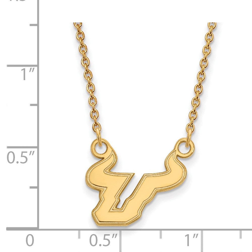 14k Gold  University of South Florida Small Pendant Necklace