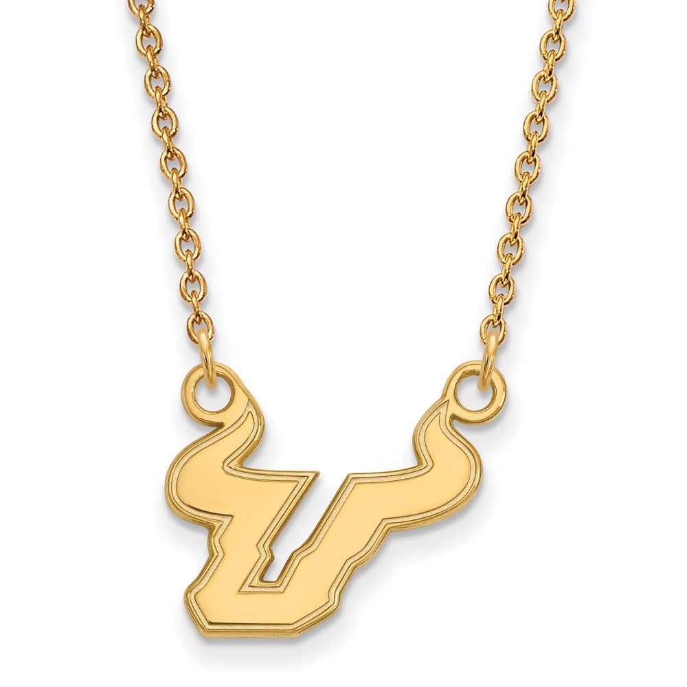 14k Gold  University of South Florida Small Pendant Necklace