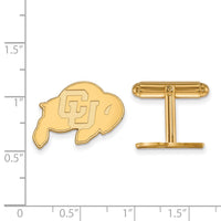 14k Gold  University of Colorado Cuff Links