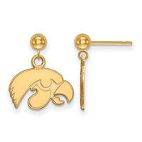 14ky  University of Iowa Earrings Dangle Ball