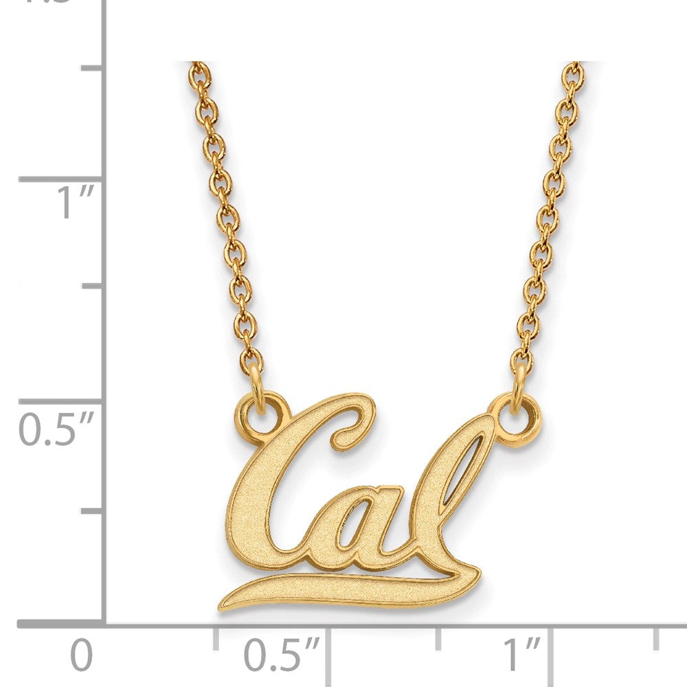 14k Gold  University of California Berkeley Small Pendant Necklace
