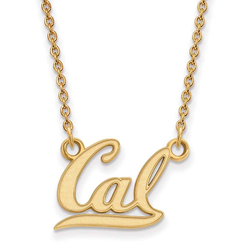 14k Gold  University of California Berkeley Small Pendant Necklace