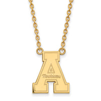 14ky  Appalachian State University Large Pendant w/Necklace