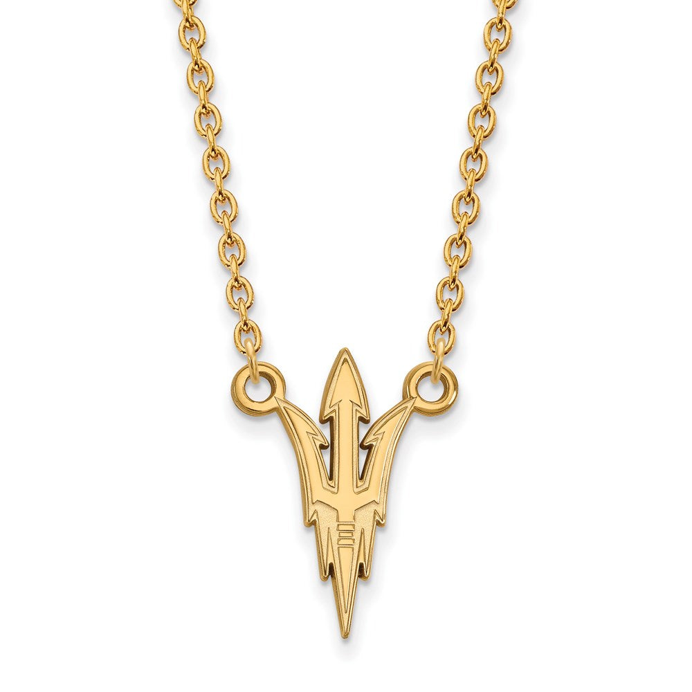 14k Gold  Arizona State University Large Pendant Necklace