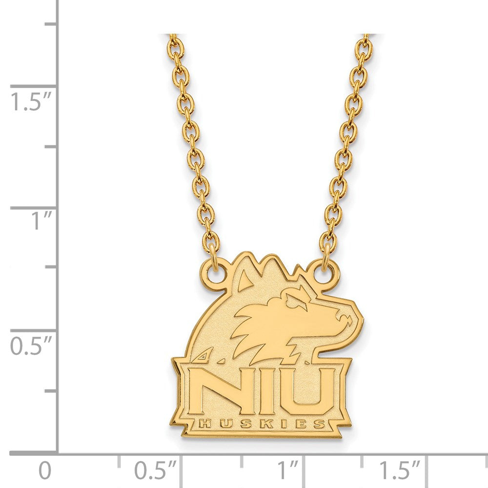 14ky  Northern Illinois University Medium Pendant w/Necklace
