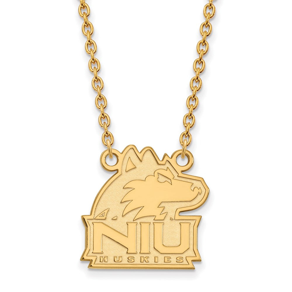 14ky  Northern Illinois University Medium Pendant w/Necklace