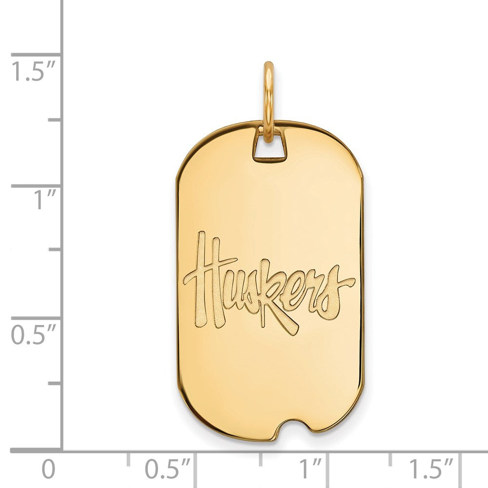 14ky  University of Nebraska Small Dog Tag