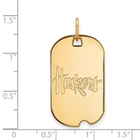 14ky  University of Nebraska Small Dog Tag