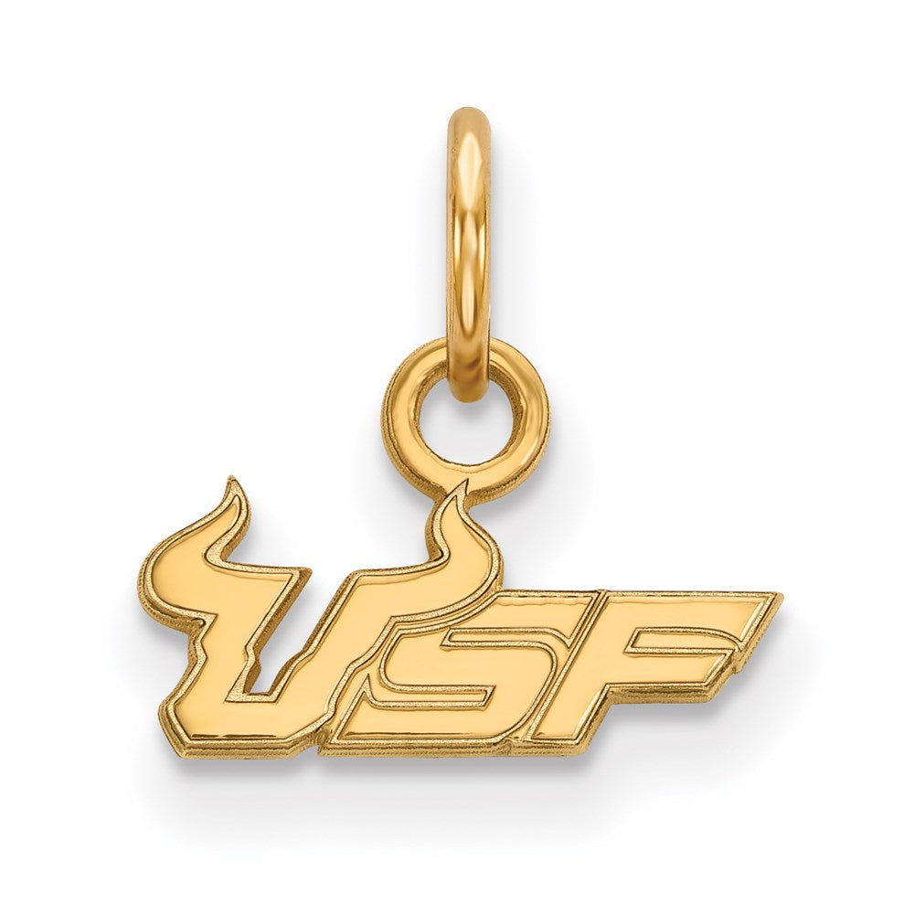 14k Gold  University of South Florida U-S-F Extra Small Pendant