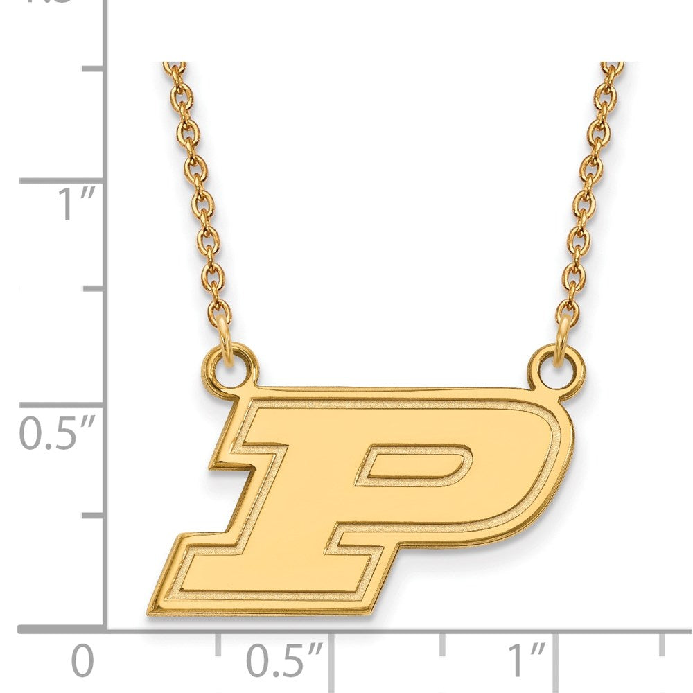 14ky  Purdue Small Pendant w/Necklace
