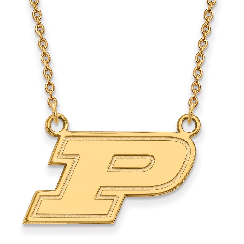 14ky  Purdue Small Pendant w/Necklace