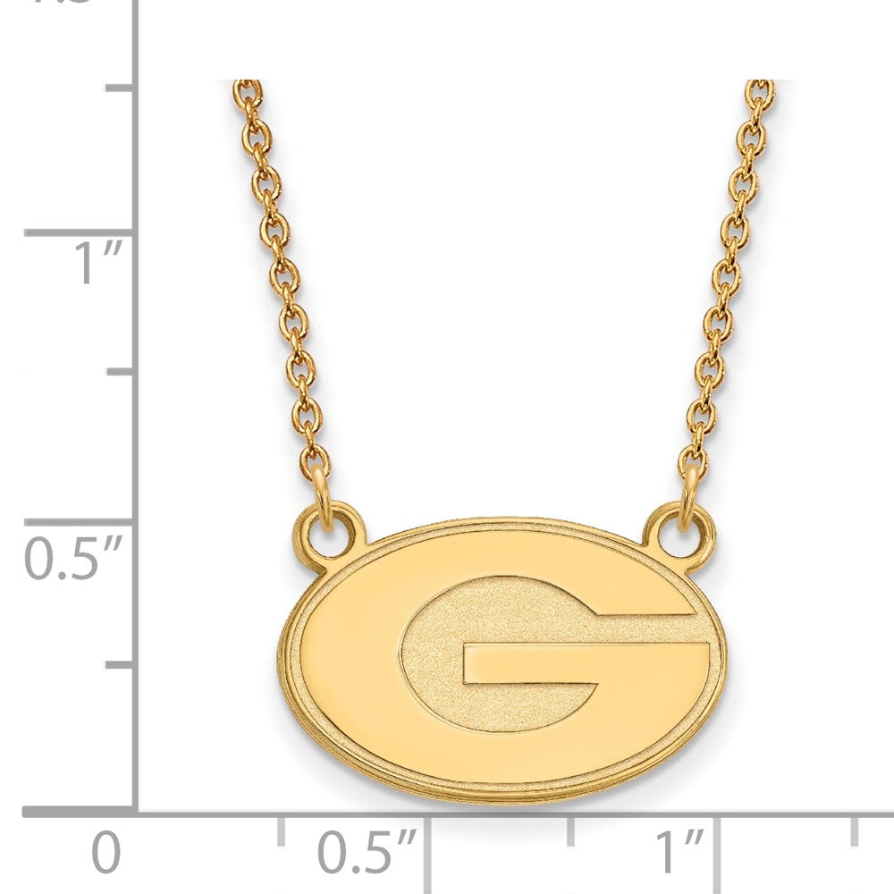 14k Gold  University of Georgia Small Pendant Necklace