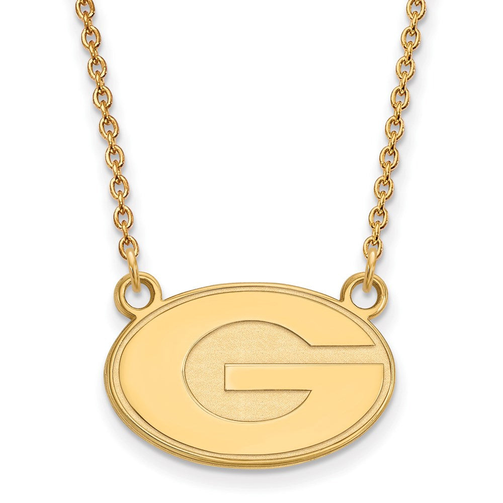 14k Gold  University of Georgia Small Pendant Necklace