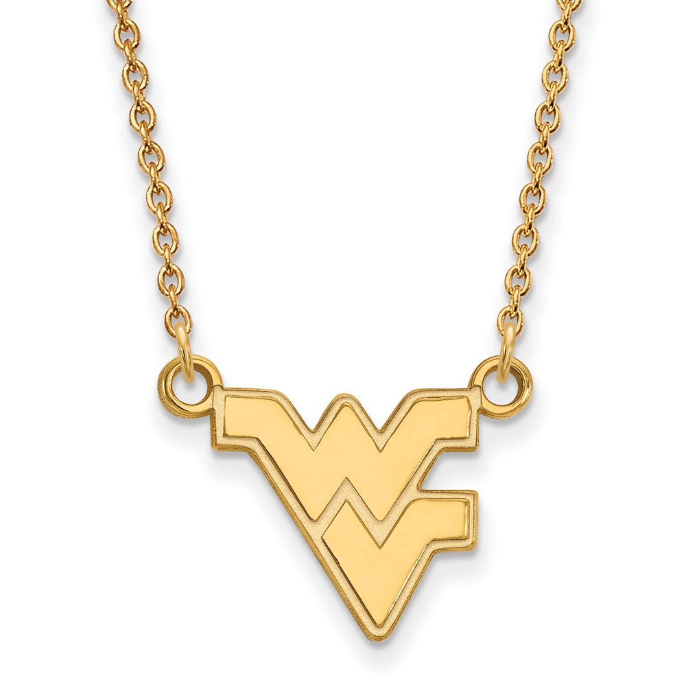 14ky  West Virginia University Small Pendant w/Necklace
