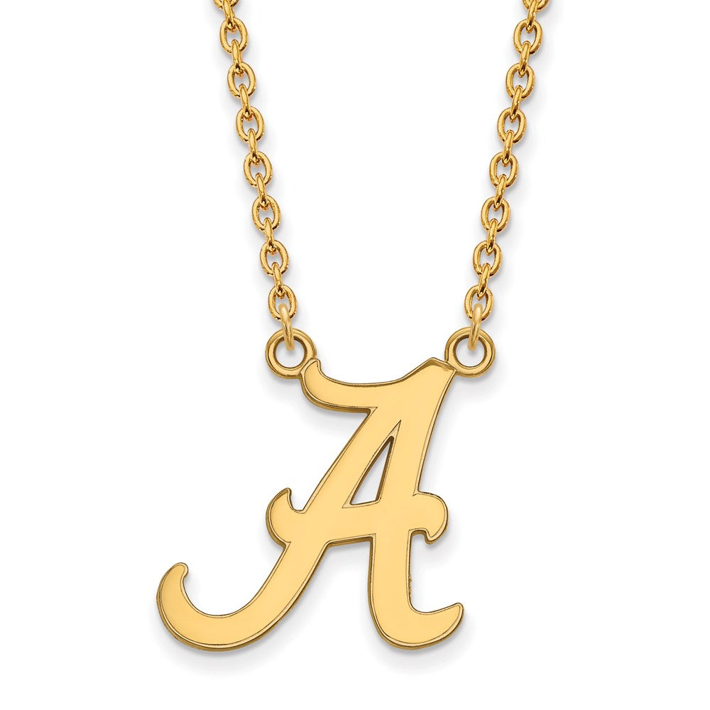 14k Gold  University of Alabama Large Pendant Necklace