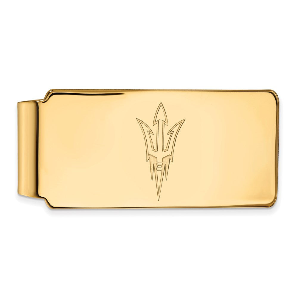 14k Gold  Arizona State University Pitchfork Money Clip