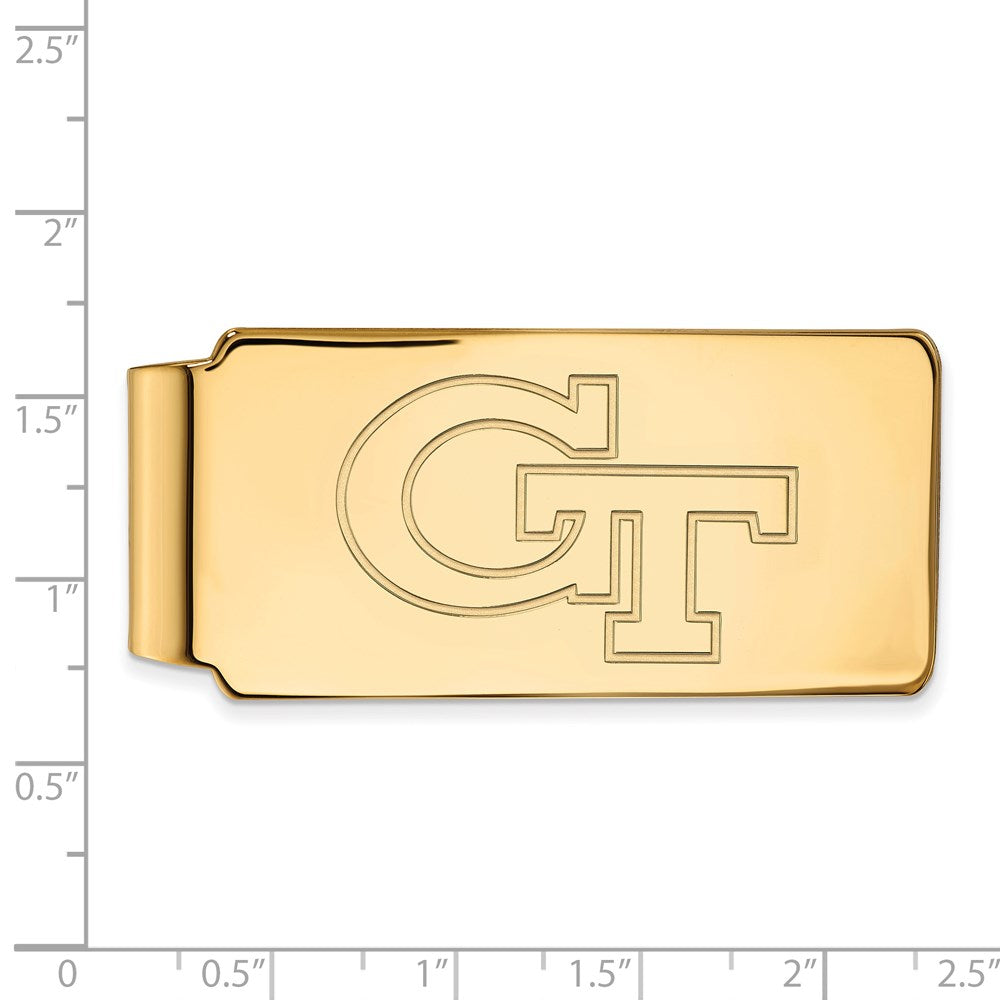 14k Gold  Georgia Institute of Technology G-T Money Clip