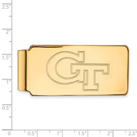 14k Gold  Georgia Institute of Technology G-T Money Clip