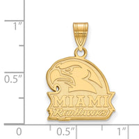 14ky  Miami University Medium Pendant