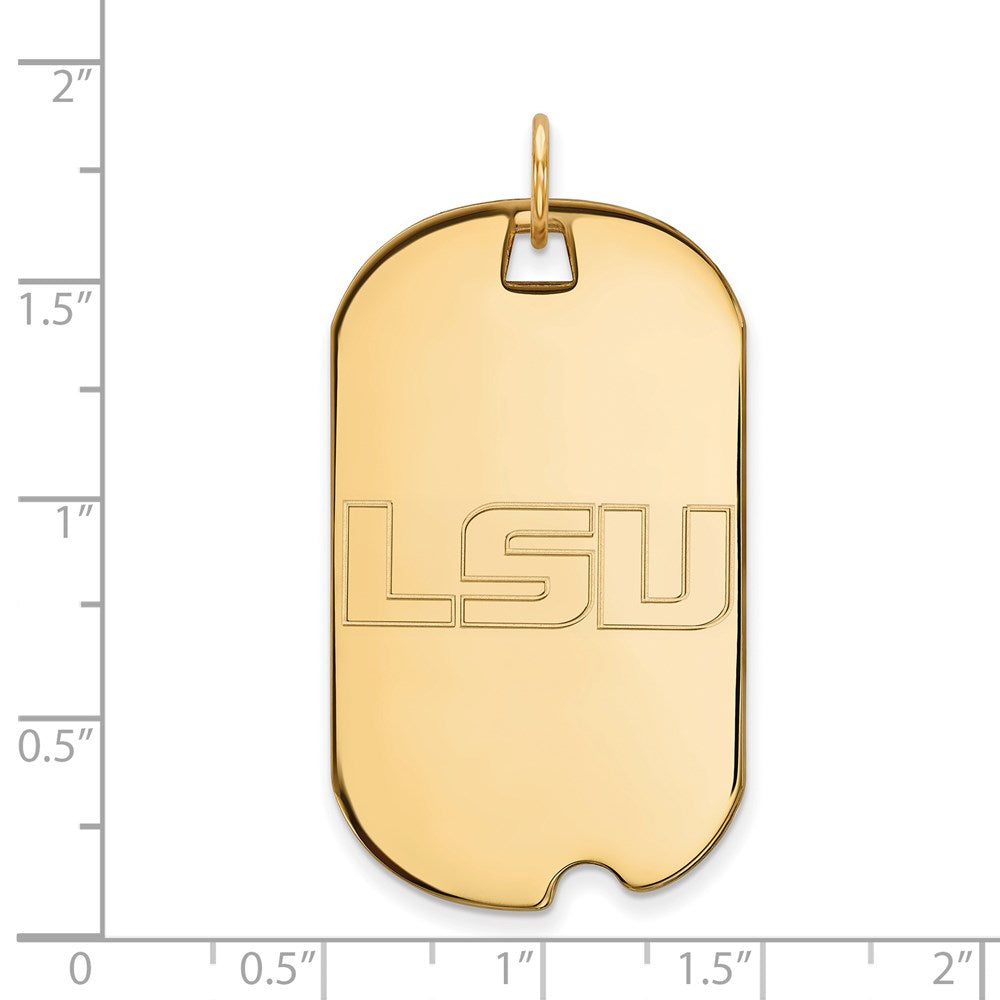 14ky  Louisiana State University Large Dog Tag