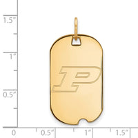 14ky  Purdue Small Dog Tag