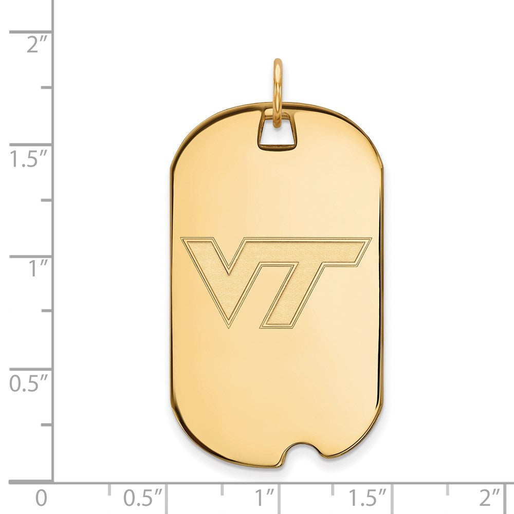 14ky  Virginia Tech Large Dog Tag