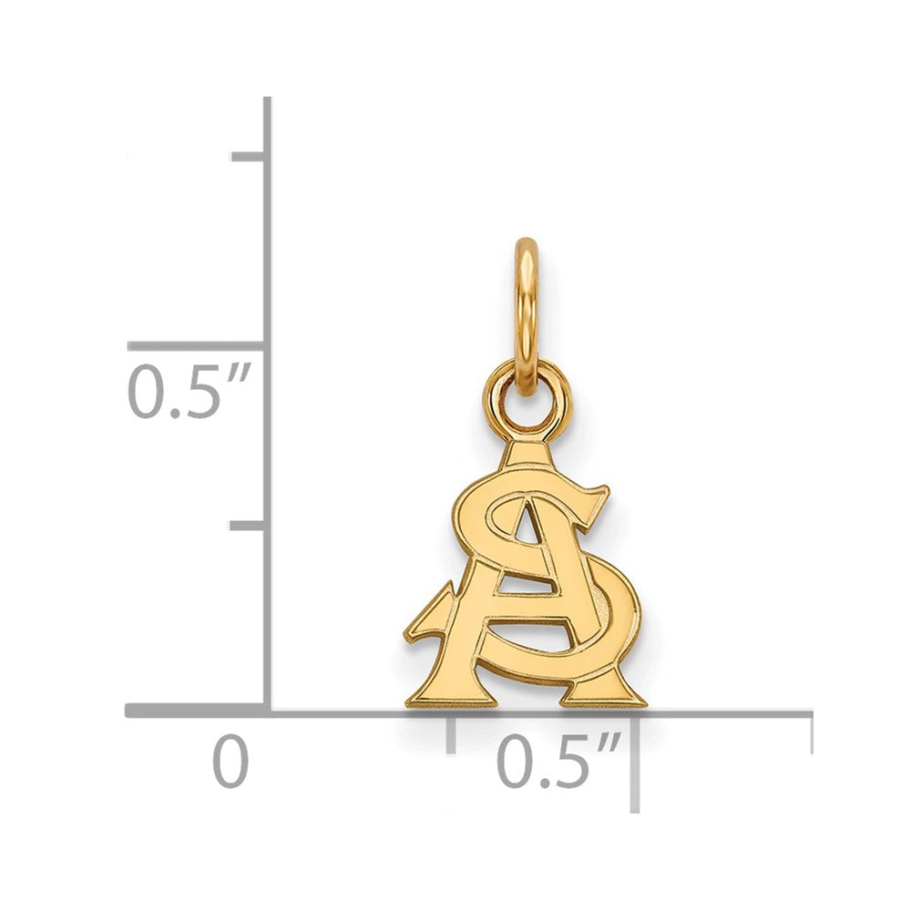 14k Gold  Arizona State University XS Pendant