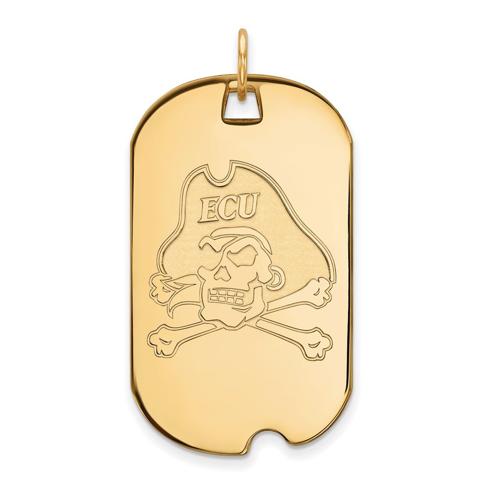 14ky  East Carolina University Large Dog Tag