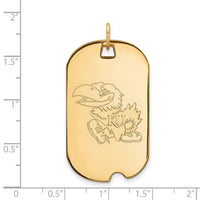 14ky  University of Kansas Large Dog Tag